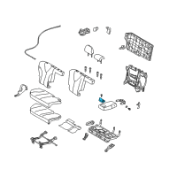 OEM 2012 Toyota Venza Cup Holder Diagram - 72806-0T010-A0