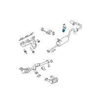 OEM 2005 Ford Ranger Rear Insulator Diagram - 4L5Z-5A262-AA