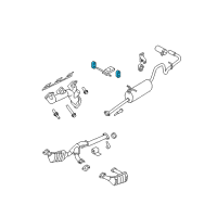 OEM 2011 Ford Ranger Front Insulator Diagram - 3C2Z-5A262-CA