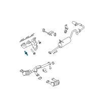 OEM 2007 Ford Ranger Manifold Stud Diagram - -N811572-S431