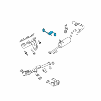 OEM 2003 Ford Ranger Muffler Bracket Diagram - 6L5Z-5A246-AA