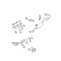 OEM 2005 Ford Mustang Converter Nut Diagram - -W705443-S900