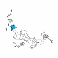 OEM 2020 Kia Optima Engine Mounting Bracket Assembly Diagram - 21810A8000