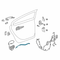 OEM 2017 Buick LaCrosse Lock Cable Diagram - 26675069