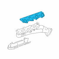 OEM 2005 Toyota Tundra Manifold Gasket Diagram - 17173-50030