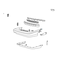 OEM 1993 Chrysler LeBaron Battery Cables Diagram - 4481834