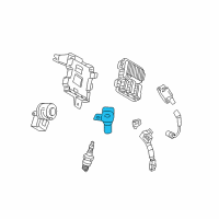 OEM 2010 Chevrolet Corvette Sensor Asm-Crankshaft Position <Use 12F 37 Diagram - 12601389