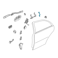 OEM 2002 Infiniti Q45 Rod Outside Diagram - 82608-AR000