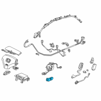 OEM Honda Accord Sensor Assy., FR. Impact Diagram - 77930-SDN-A82