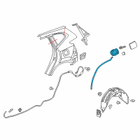 OEM 2019 Honda CR-V Adapter Assy., Fuel Filler Diagram - 74480-TLA-A00