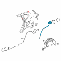 OEM Adapter Assy., Fuel Filler Diagram - 74480-TLA-A00