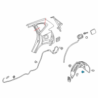 OEM 2021 Honda CR-V Fender Assy., R. RR. (Inner) Diagram - 74550-TLA-A50