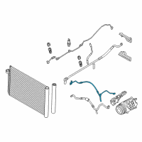 OEM BMW 535i GT Pressure Hose Assy Diagram - 64-53-9-209-718
