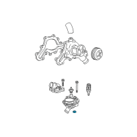 OEM Ford Explorer Sport Mount Bolt Seal Diagram - 1L2Z-8255-AA