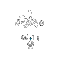 OEM 2001 Mercury Mountaineer Thermostat Diagram - 2L2Z-8575-AA