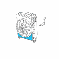 OEM 2006 Dodge Ram 3500 SHROUD-Fan Diagram - 5103464AC