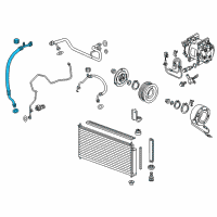 OEM 2012 Honda CR-Z Hose, Suction Diagram - 80311-SZT-G01