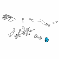 OEM Acura TSX Cover, Thermostat Diagram - 19311-R70-A00