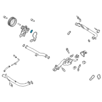 OEM 2014 Hyundai Genesis Coupe Gasket-Water Pump, RH Diagram - 21355-3C550