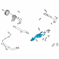 OEM 2017 Kia K900 Housing Assembly-Thermostat Diagram - 256203CGF0