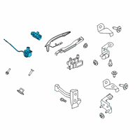 OEM 2022 Lincoln Aviator LATCH Diagram - LC5Z-54264A26-C