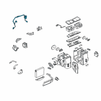 OEM Cadillac CTS Harness Asm, Heater & A/C Control Wiring Diagram - 19129776