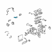 OEM 2004 Cadillac CTS Tube Kit, A/C Evaporator Thermal Expansion Valve Diagram - 25740420