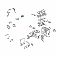 OEM 2008 Cadillac SRX Expansion Valve Diagram - 19130353