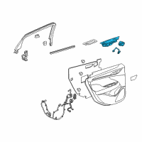 OEM 2018 Buick LaCrosse Window Switch Diagram - 26218334