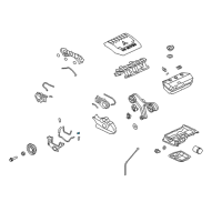 OEM 2005 Chrysler Sebring Gasket-Timing Cover Diagram - MD199897