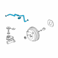 OEM 2003 Acura CL Tube Assembly, Master Power Diagram - 46402-S0K-A01