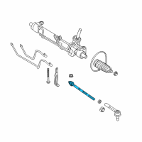 OEM 2008 Saturn Astra Rod, Steering Linkage Tie Diagram - 93191526