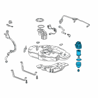 OEM Chevrolet Fuel Filter Diagram - 84182900