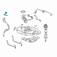 OEM 2018 Chevrolet Cruze Fuel Cap Diagram - 95292263