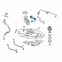 OEM 2017 Chevrolet Cruze Fuel Gauge Sending Unit Diagram - 13509668