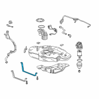 OEM Chevrolet Cruze Tank Strap Diagram - 13400075