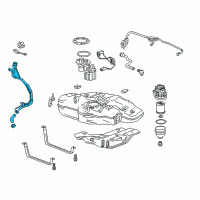 OEM 2018 Chevrolet Cruze Filler Pipe Diagram - 84212978