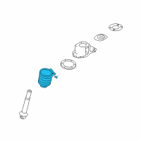 OEM 2007 Ford Freestyle Spring Insulator Diagram - 5F9Z-5560-AA