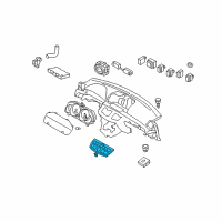 OEM Infiniti M35 Switch Assembly-Av & Navigation Diagram - 28395-EH100