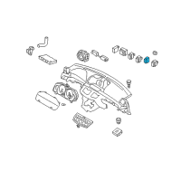 OEM 2010 Infiniti M35 Switch Assy-Trunk Opener Diagram - 25380-EH160