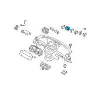 OEM 2010 Infiniti M35 Switch Assy-Mirror Control Diagram - 25570-EJ70C