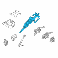 OEM BMW Z4 Manually Adjust. Steering Column Diagram - 32-30-6-786-151