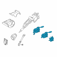 OEM 2012 BMW Z4 Steering Wheel Switch Diagram - 61-31-9-169-755