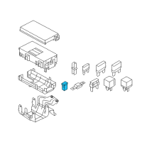 OEM 2018 Ford C-Max Mini Fuse Diagram - 2L5Z-14526-AA