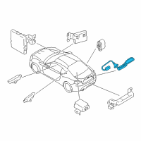 OEM 2014 Scion FR-S Trunk Lid Switch Diagram - SU003-02777