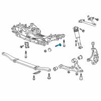 OEM 2015 Chevrolet Corvette Lower Control Arm Bolt Diagram - 11611443