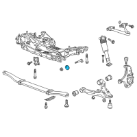 OEM 2018 Chevrolet Corvette Lower Control Arm Cam Diagram - 11611444