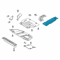 OEM 2013 Ford F-150 Skid Plate Diagram - 9L3Z-9A147-A