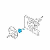 OEM Kia Soul Motor-Radiator Cooling Diagram - 253862K100