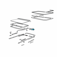 OEM 1997 Buick Park Avenue Actuator Asm-Sun Roof Diagram - 25678172